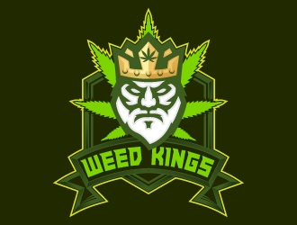 Weed Kings logo design by Aelius