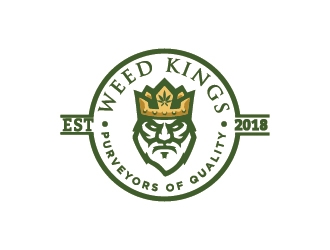 Weed Kings logo design by Lovoos