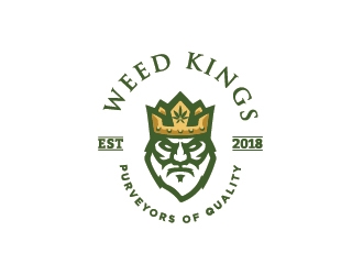 Weed Kings logo design by Lovoos
