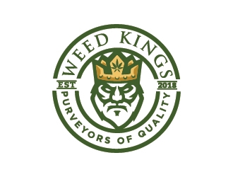Weed Kings logo design by Lovoos