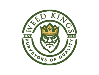 Weed Kings logo design by Lovoos