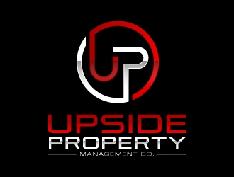 Upside Property Management Co. logo design by jpdesigner