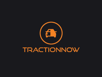 Traction Now logo design by fajarriza12