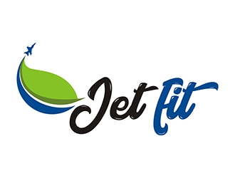 Jetfit logo design by gitzart