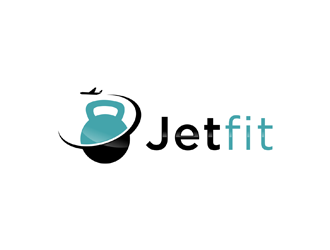 Jetfit logo design by ndaru