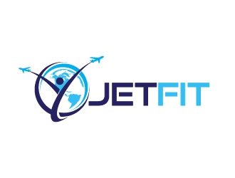 Jetfit logo design by usef44