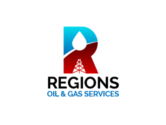 Regions Oil and Gas Services logo design by reight