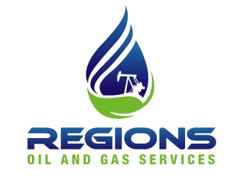 Regions Oil and Gas Services logo design by PMG