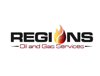 Regions Oil and Gas Services logo design by ZQDesigns