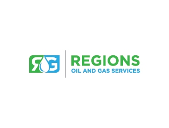 Regions Oil and Gas Services logo design by GRB Studio