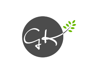 G K  logo design by nurul_rizkon