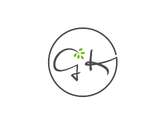 G K  logo design by nurul_rizkon