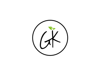 G K  logo design by asyqh