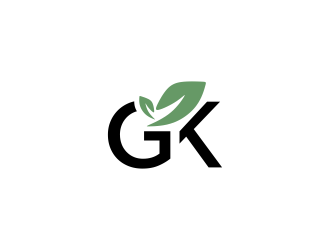 G K  logo design by imagine