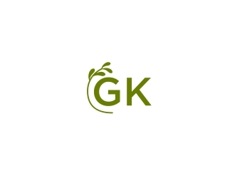 G K  logo design by dibyo