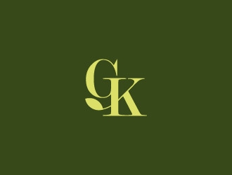 G K  logo design by graphica