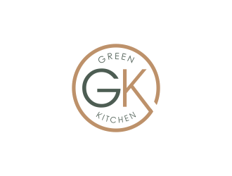 G K  logo design by pionsign