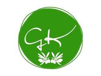 G K  logo design by afra_art