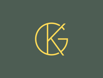 G K  logo design by pionsign