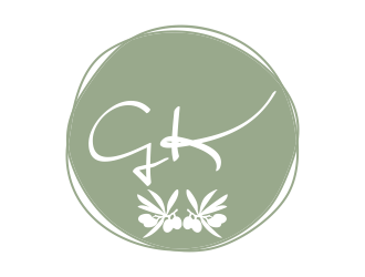 G K  logo design by afra_art