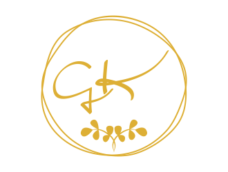 G K  logo design by afra_art