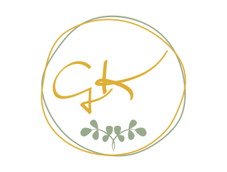 G K  logo design by afra_art