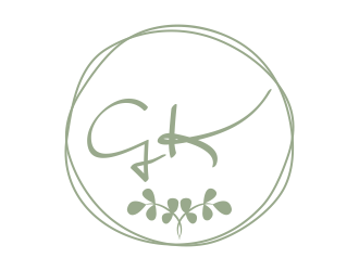 G K  logo design by afra_art
