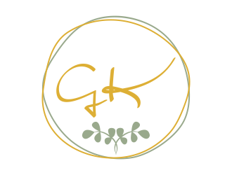 G K  logo design by afra_art