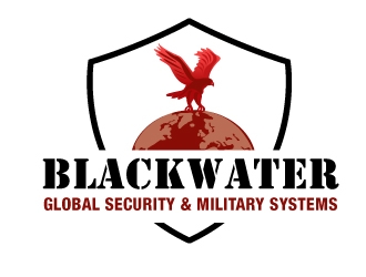 Blackwater Global Security & Military Systems logo design by PMG