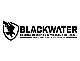 Blackwater Global Security & Military Systems logo design by jaize