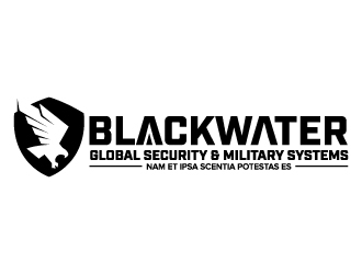 Blackwater Global Security & Military Systems logo design by jaize