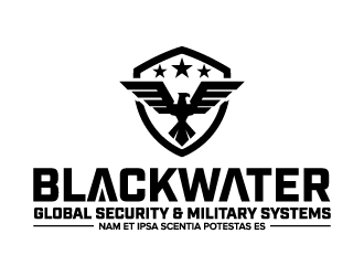 Blackwater Global Security & Military Systems logo design by jaize