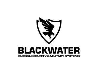 Blackwater Global Security & Military Systems logo design by oke2angconcept
