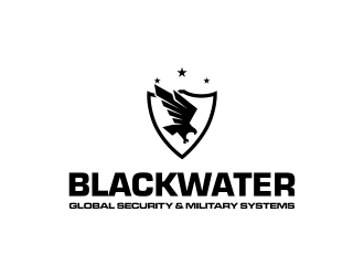 Blackwater Global Security & Military Systems logo design by oke2angconcept