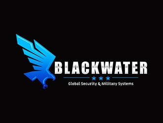 Blackwater Global Security & Military Systems logo design by gitzart