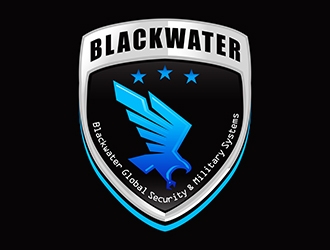Blackwater Global Security & Military Systems logo design by gitzart
