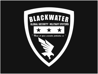 Blackwater Global Security & Military Systems logo design by 48art