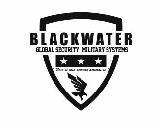 Blackwater Global Security & Military Systems logo design by 48art