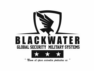 Blackwater Global Security & Military Systems logo design by 48art