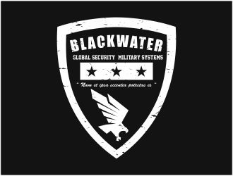 Blackwater Global Security & Military Systems logo design by 48art