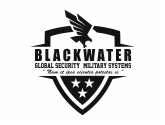 Blackwater Global Security & Military Systems logo design by 48art