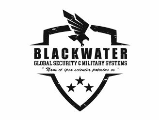 Blackwater Global Security & Military Systems logo design by 48art