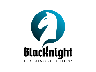 BlacKnight Training Solutions logo design by ekitessar