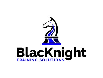 BlacKnight Training Solutions logo design by pixalrahul