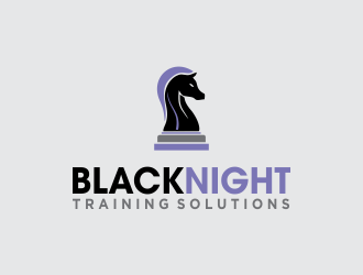 BlacKnight Training Solutions logo design by oke2angconcept