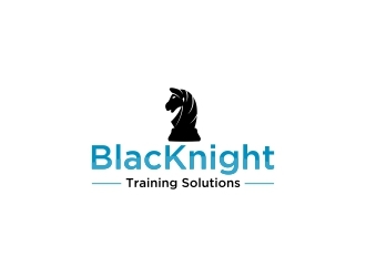 BlacKnight Training Solutions logo design by dibyo