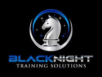 BlacKnight Training Solutions logo design by Aelius