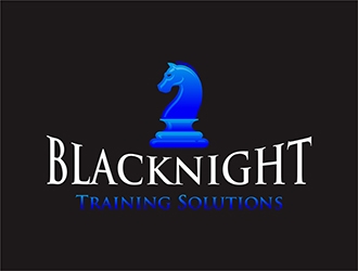 BlacKnight Training Solutions logo design by gitzart