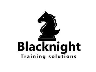 BlacKnight Training Solutions logo design by Webphixo