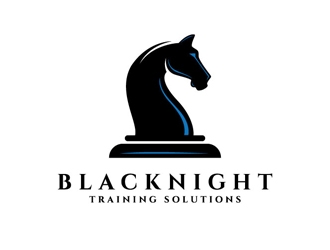 BlacKnight Training Solutions logo design by shere